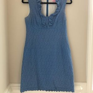 Lilly Pulitzer blue eyelet dress